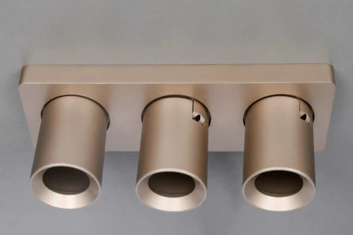 Artdelight spot Megano - 3 lichts - 30  x 11.5   cm - champagne