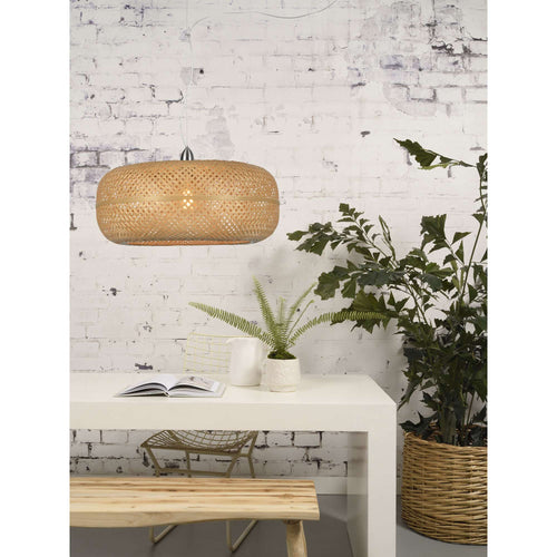 GOOD&MOJO hanglamp Palawan - bruin - Ø60cm - vtwonen shop