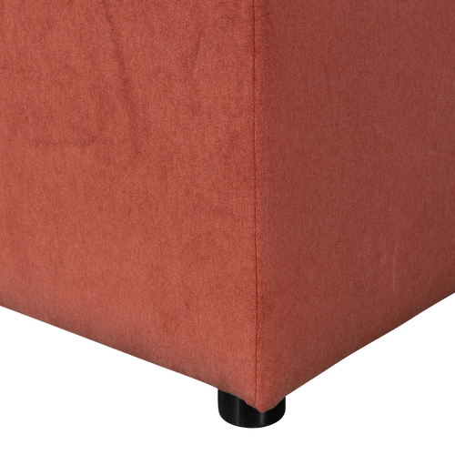 WOOOD hocker Allure - Gewassen Velvet Stof - Blush - vtwonen shop