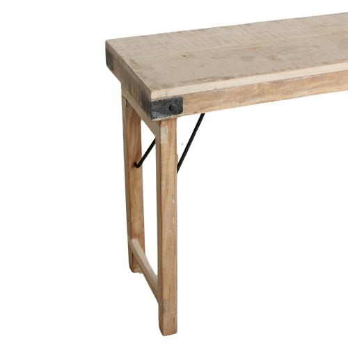 Raw materials inklapbare tafel Limewash - naturel - 170x40x76 cm cm