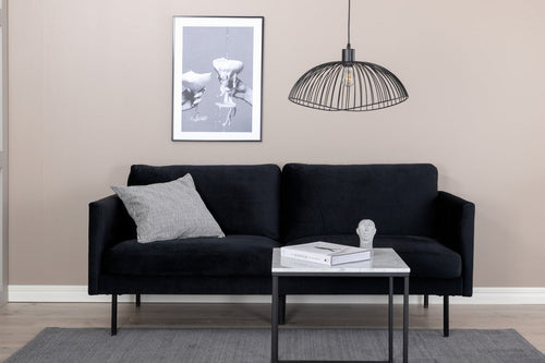 BRAM Bank Rowen - Zits Bank - Zwart Velours