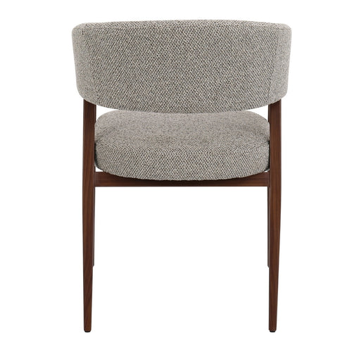 DÉJA Living Eetkamerstoel Fureso - Taupe/Walnoot - Set van 2 - vtwonen shop