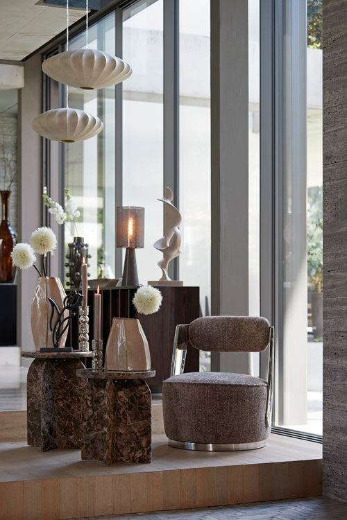 Light & Living stoel KEMENA - 65x68x77cm - grijs - vtwonen shop