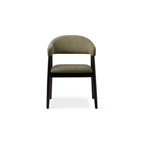 Set van 2 stoelen Adra chenille lichtgroen - 59x56x77cm