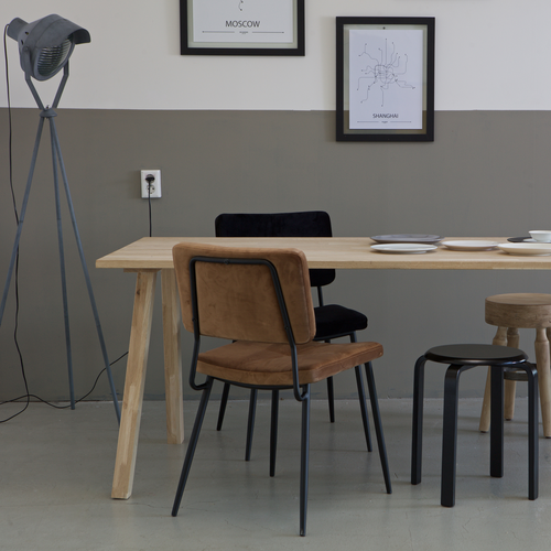 WOOOD a-poot Tablo - Eiken - Transparant - 72x79x10 - Set van 2 - vtwonen shop