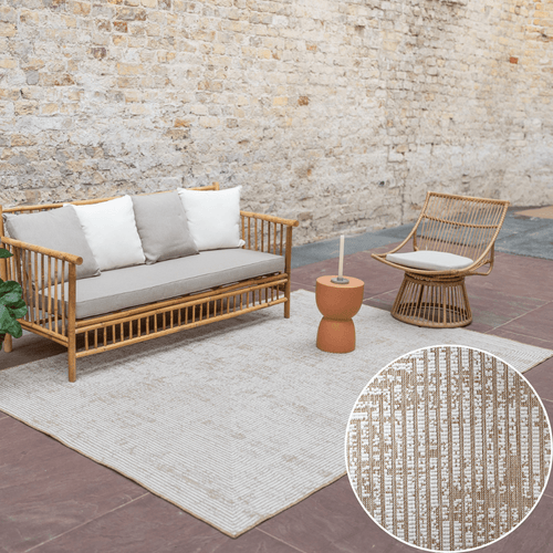 Interieur05 Jute buitenkleed Naturel Lines - 160 x 230 cm