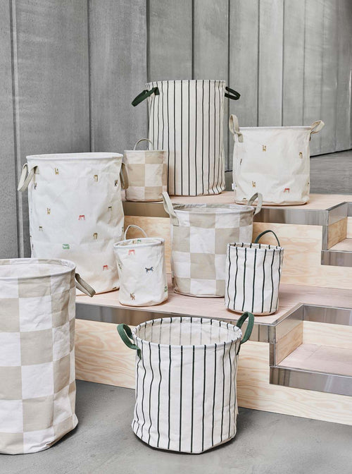 OYOY Wasmand/-berging - Klein Chess - polyester - vtwonen shop