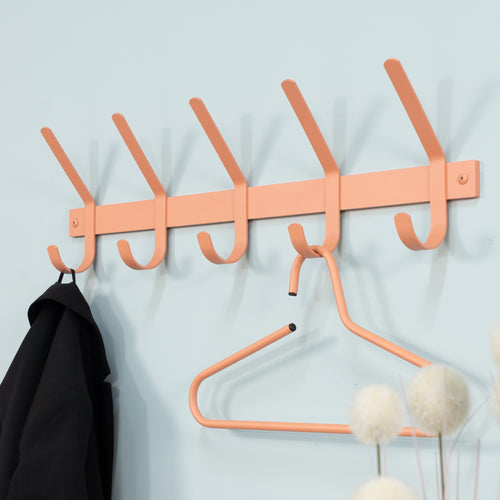 Spinder Design kapstok Dexter 5 - Clay Terra - 5 haken - vtwonen shop