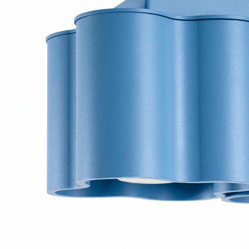 Sollux Lighting Plafondlamp OVIO 2 azuurblauw GU10 - 24,5x12x12cm