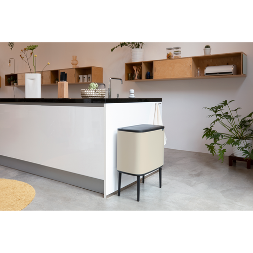Brabantia Prullenbak Bo Touch Bin - 36L - soft beige - vtwonen shop
