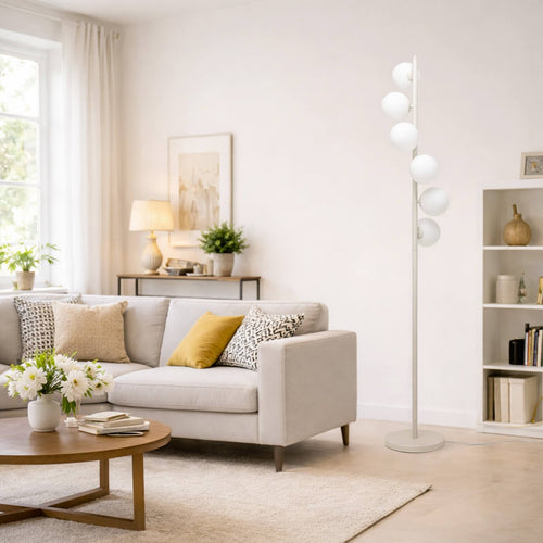 Kare Design Vloerlamp Scala Balls 160cm beige