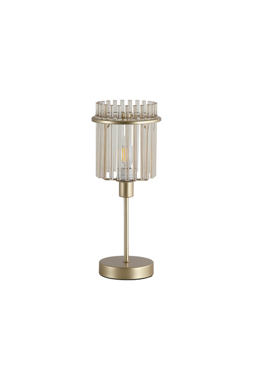 Searchlight tafellamp Swizzle - 1 lichts - 15  x 37.5   cm - goud