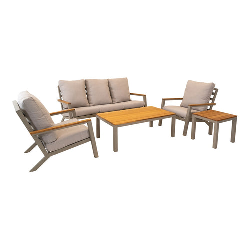 Lesli Living loungebank Donnan - beige - 175x99x79cm