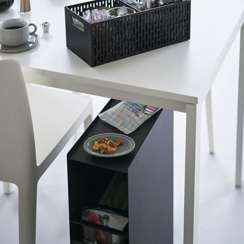 Yamazaki Tower Opbergmanden op wielen 3-laags - Zwart - vtwonen shop