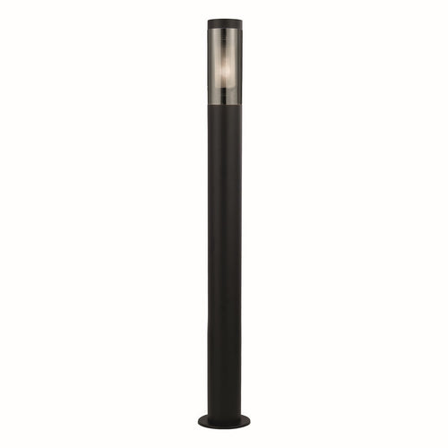 Batton 900 mm buitenpaal, zwarte en gerookte diffusor, IP44