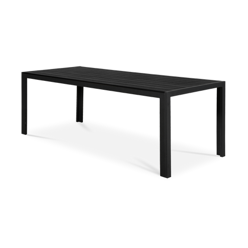 Lisomme Vinn tuintafel zwart - 205 x 90 cm - vtwonen shop