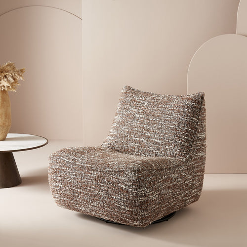Signature - LUKE Fauteuil - Bruin - 91x85x85 cm