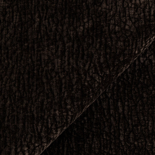 Premium Interiors - Bank LUSH - fluweel met motieven espresso-bruin 205cm