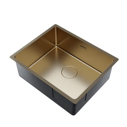 LOMAZOO Spoelbak Keuken Supreme - 50 x 40 cm - Goud - RVS