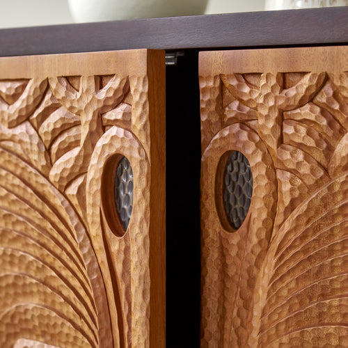 Tikamoon Massief mahoniehouten dressoir 120 cm - Bruin - vtwonen shop