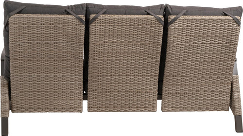Lesli Living loveseat Treviso - taupe - 194x83x94cm