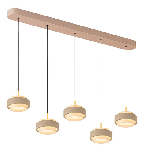 Freelight hanglamp Puleggia - 5 lichts - 120  x 150   cm - beige
