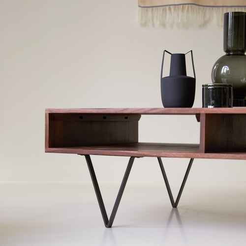 Tikamoon Massief palissander salontafel - Bruin - vtwonen shop