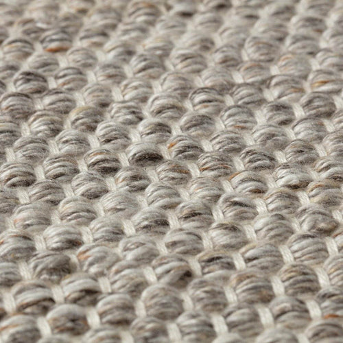 Interieur05 Vloerkleed Gerecycled Materiaal Rond Ciro Naturel gemeleerd op=op (bruin/wit/antraciet) - 180 x 180 cm - vtwonen shop