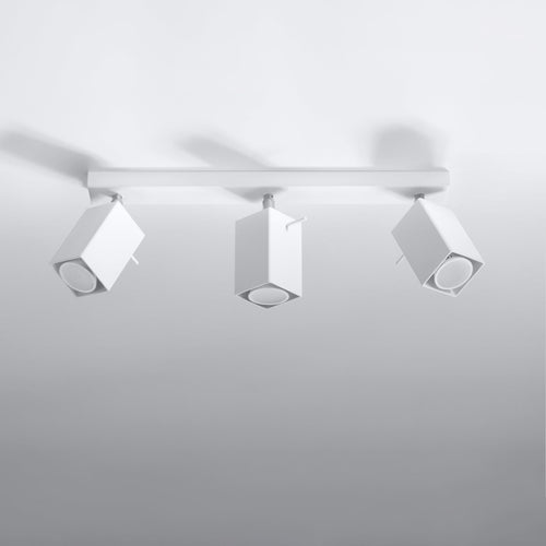Sollux Lighting Plafondlamp MERIDA 3 wit - 45x6x16cm