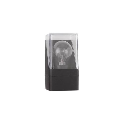 Merano Aurora 16cm Outdoor Moderne Wandlamp Antraciet Aluminium, LED E27 IP65