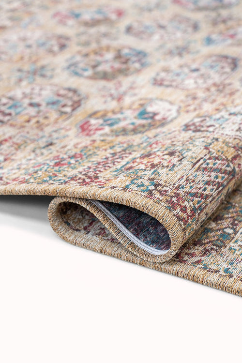 Antiquarian vloerkleed 7851 Brun Effacé - Multicolor - 140 x 200 cm