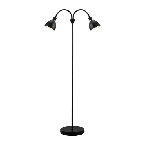Nordlux Ray Vloerlamp - 2-lichts E14 - Zwart - vtwonen shop