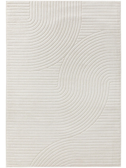 benuta binnen- en buitenkleed Mars - crème - 120x170 cm