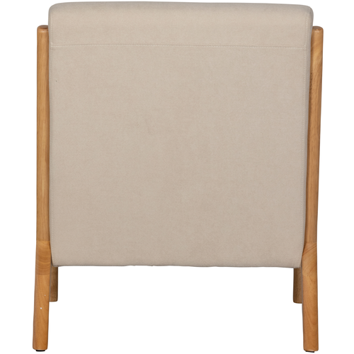 WOOOD fauteuil Mark - Stof - Naturel - 75x67x82 - vtwonen shop