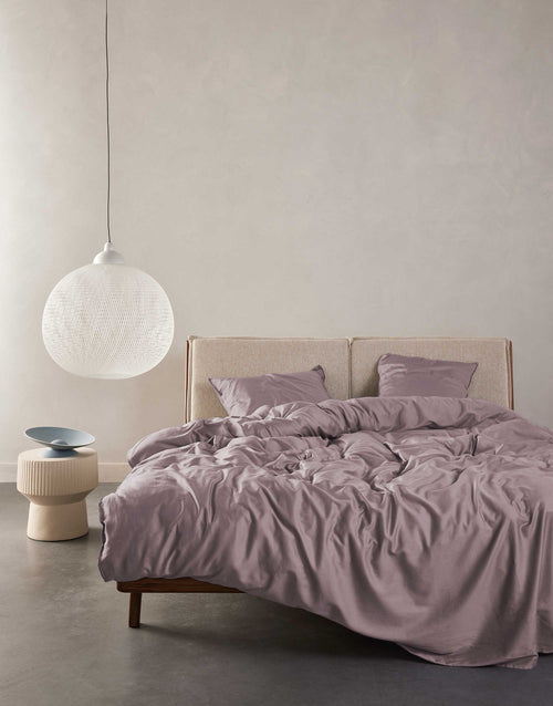 Essenza Minte dekbedovertrek - Lits-Jumeaux XL – 260x200/220 cm - Pale purple