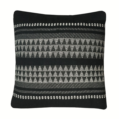 Malagoon kussen Native - zwart - 60x60cm 100% katoen