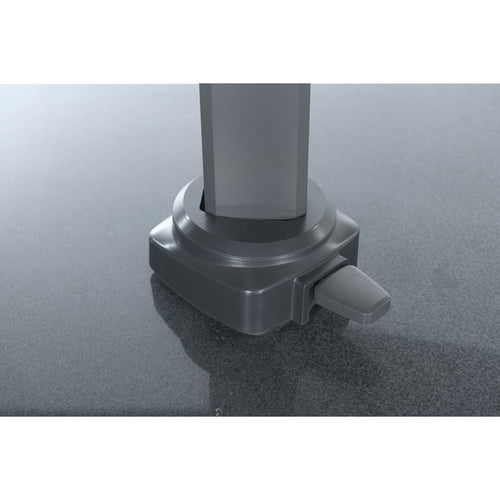 Hawaii King pole parasol - 400x400 cm - carbon black - donker grijs - vtwonen shop