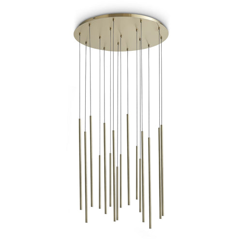 Ideal Lux LOOK Hanglamp met cluster, messing, 16x LED 3100lm 3000K