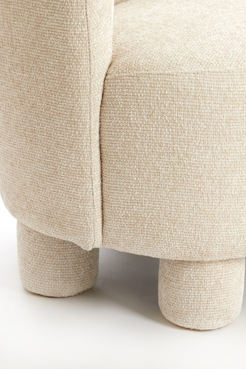 Light & Living stoel KAMOVA - Ø65x78cm - wit - vtwonen shop