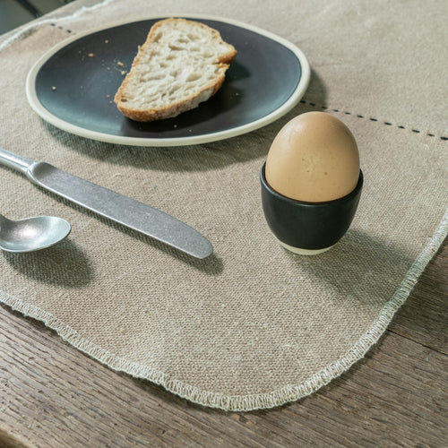 The Table Atelier Eierdop Set van 2 5x4 cm Black Pepper