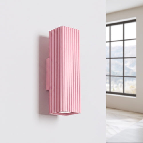 Sollux Lighting Wandlamp RAYO 20 roze - 6x8x20cm