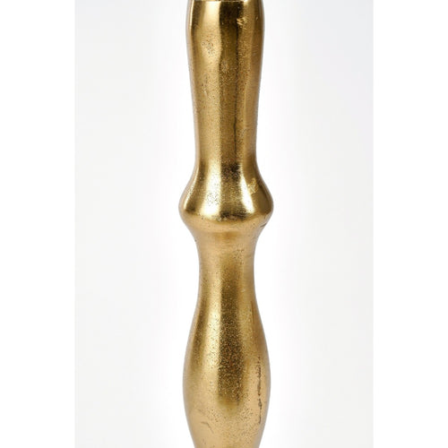 Mica Decorations Duco Bijzettafel - H54 x Ø25 cm - FSC 100% - Gerecycled Aluminium - Goud
