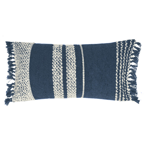 Malagoon kussen Berber - donkerblauw - 35x60cm