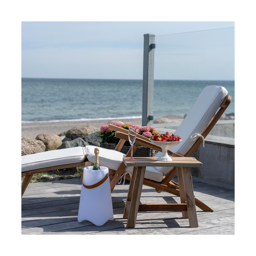 Artichok Jildou ligkussen voor tuin loungestoel gebroken wit  - 197 x 55 cm - vtwonen shop