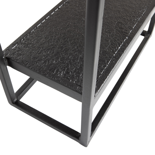 WOOOD wandrek verticaal buiten Febe - Metaal - Zwart - 60x40x20 - vtwonen shop