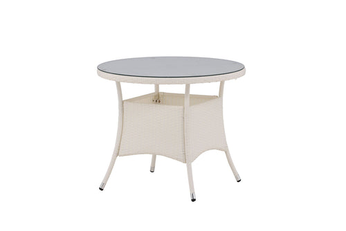 Rebellenclub Ronde Tuintafel Mykon - ø90cm - Wit - vtwonen shop