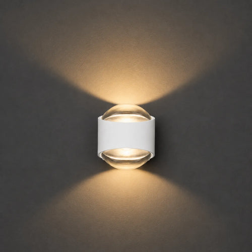 Artdelight buitenlamp London - 2 lichts - 11.5  x 12   cm - wit