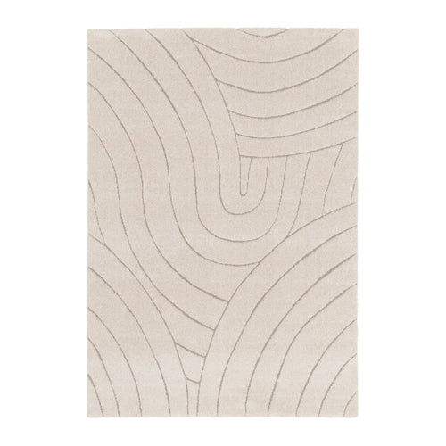 AFK Living vloerkleed  Halo - reliëfeffect - beige - 160 x 230 cm