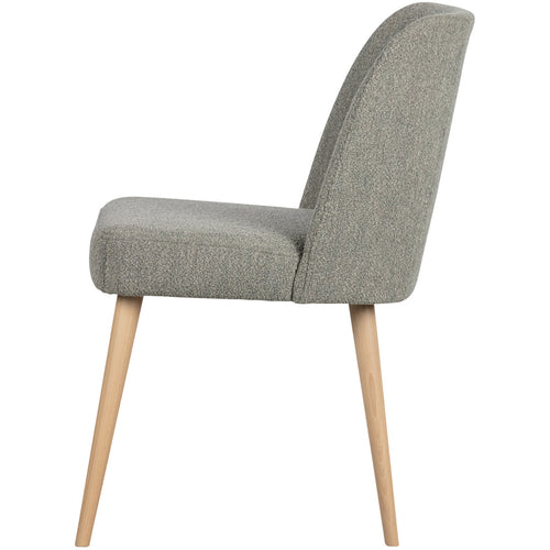 vtwonen eetkamerstoelen Force - Bouclé - Grijs - Set van 6 - vtwonen shop