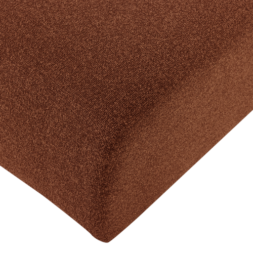 WOOOD chaise longue bank links Mojo Base - Bouclé - Roestbruin - 74x112x162